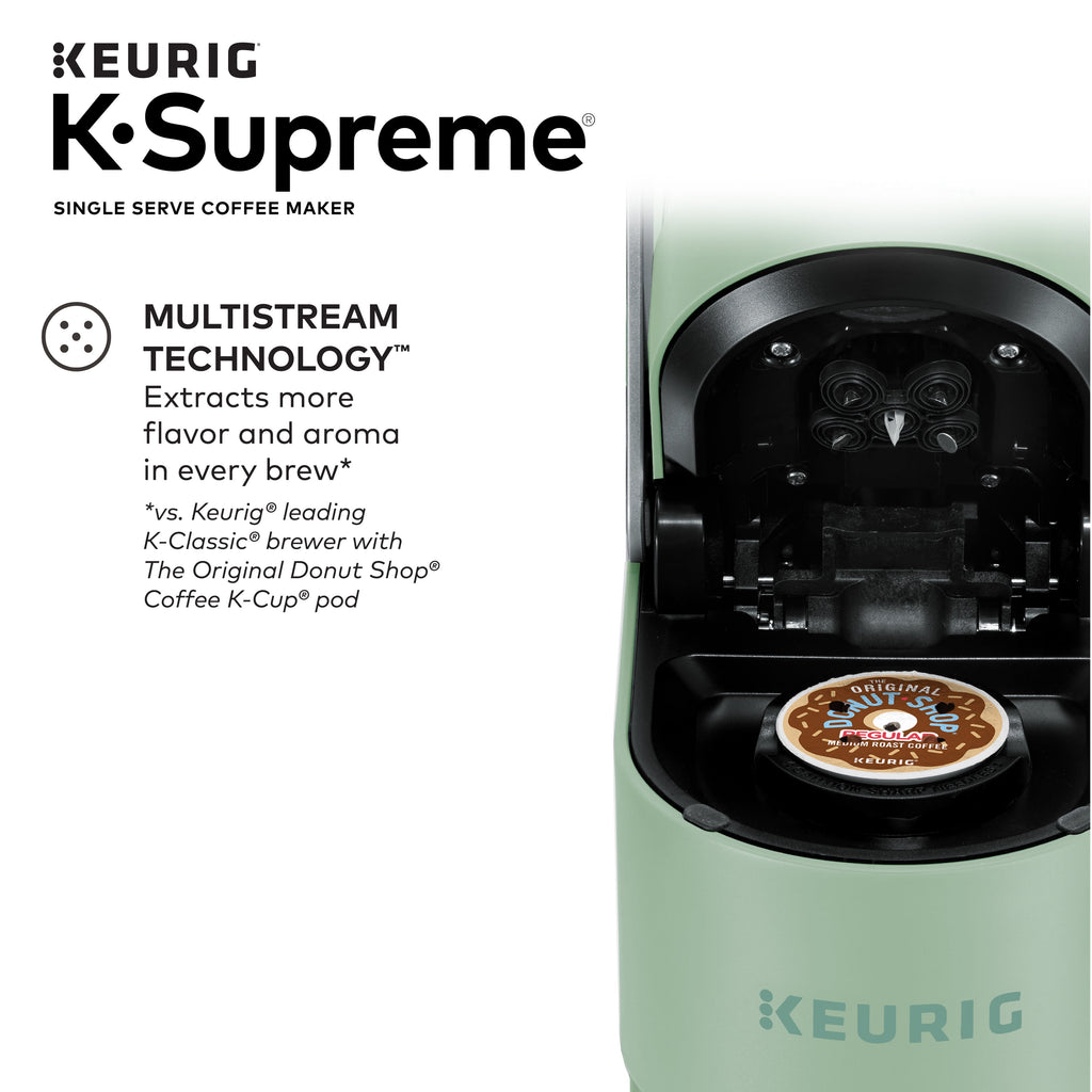 Keurig K-Supreme Single-Serve K-Cup Pod Coffee Maker, Black