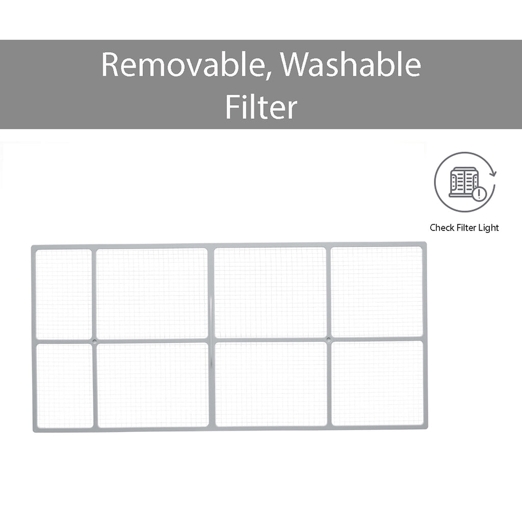 LG Energy Star 9,500 BTU 115V Dual Inverter Window Air Conditioner with Wi-Fi Control