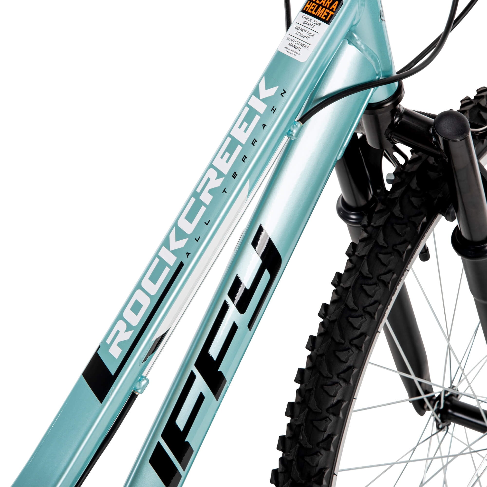 Huffy 26” Rock Creek Women's 18-Speed Mountain Bike, Mint