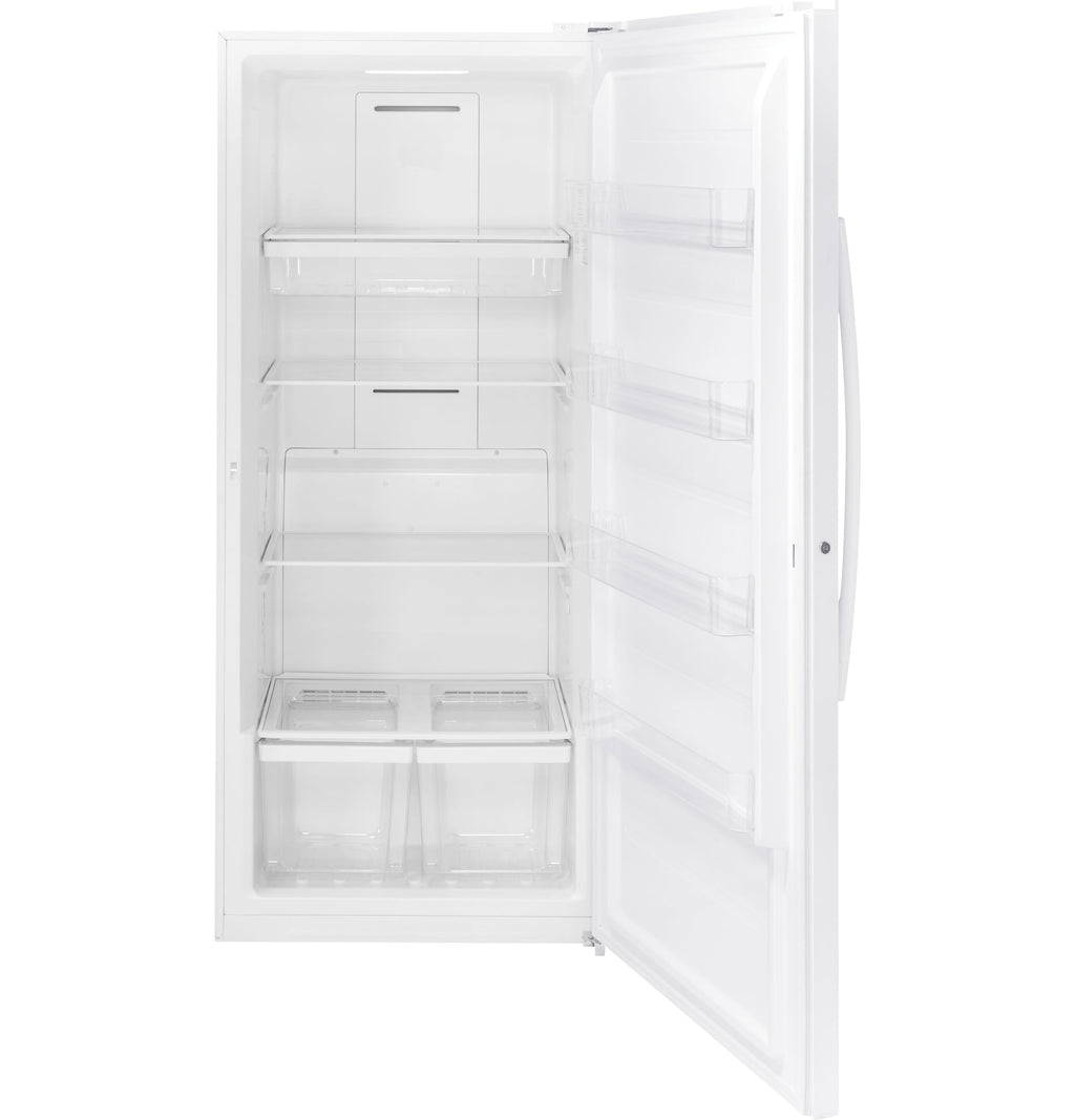 GE 33" Upright Freezer White - FUF21DLRWW