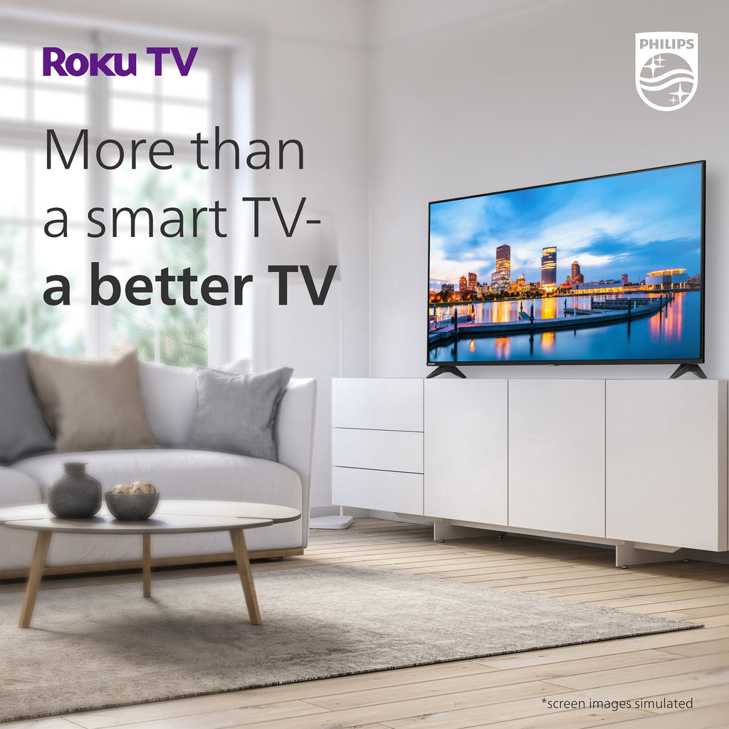 Philips 32" Class HD (720P) Smart Roku Borderless LED TV (32PFL6452/F7)
