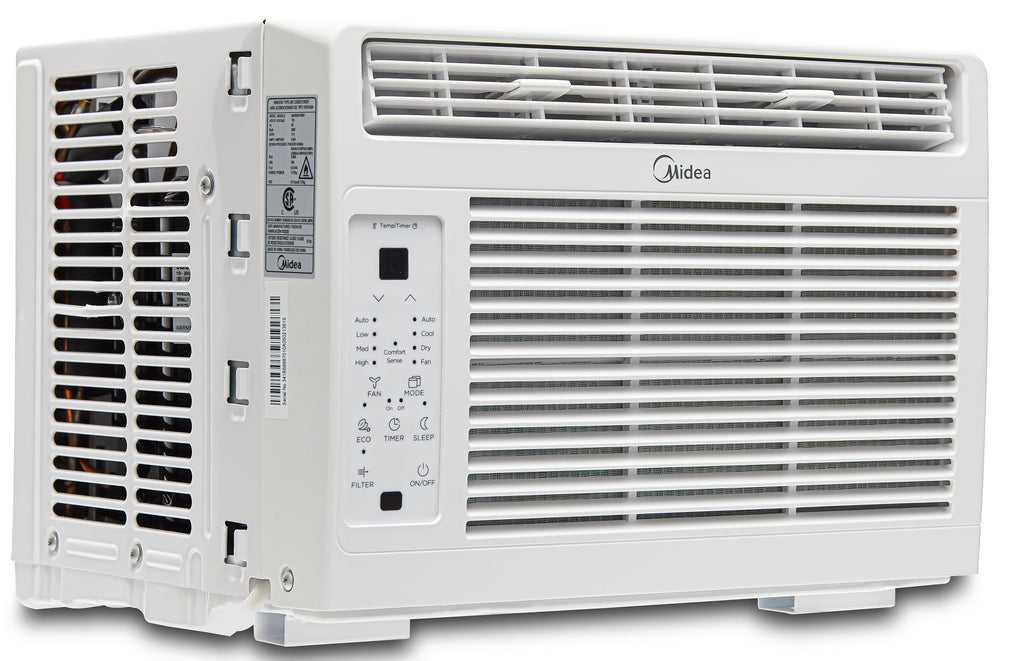 Midea 5,000 BTU 115V Window Air Conditioner with ComfortSense Remote, Black, MAW05R1WBL