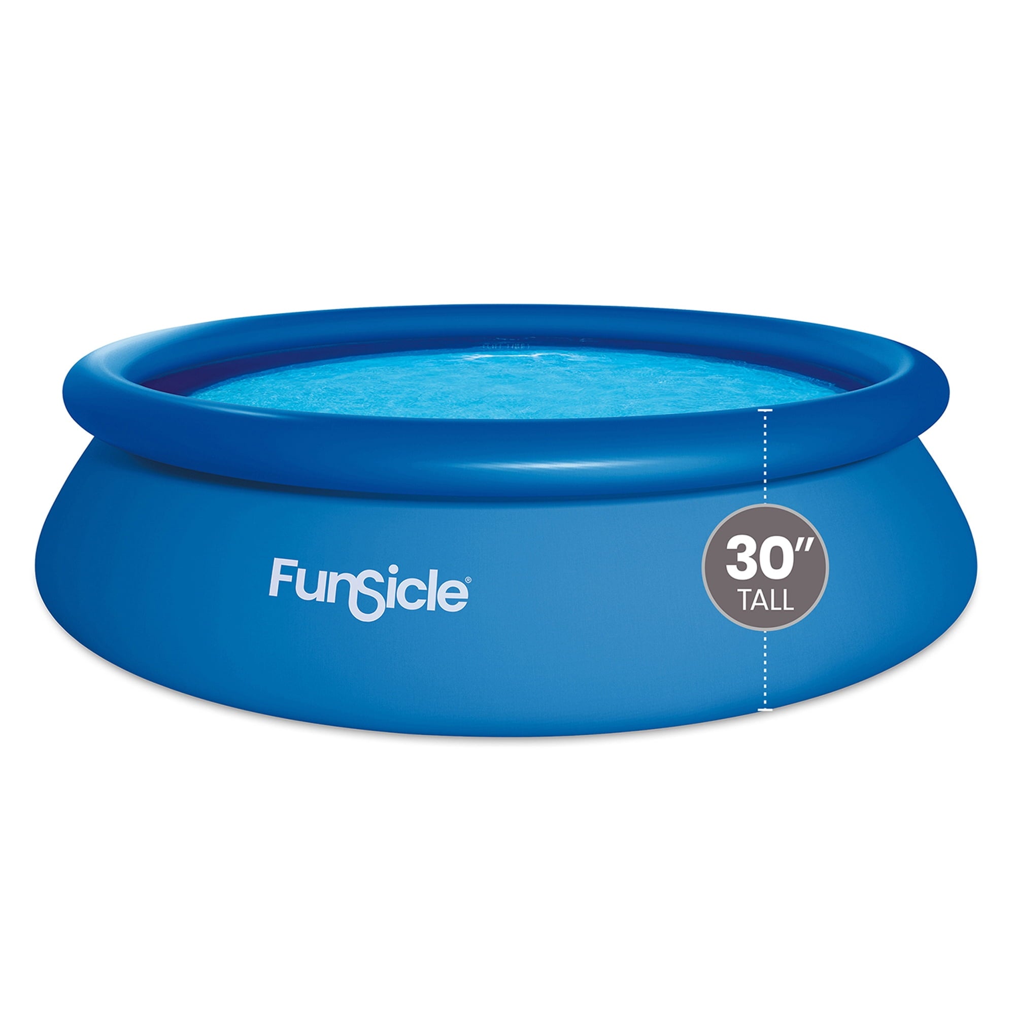 Funsicle 15' x 36" QuickSet Inflatable Ring Top Outdoor Pool w/Pump