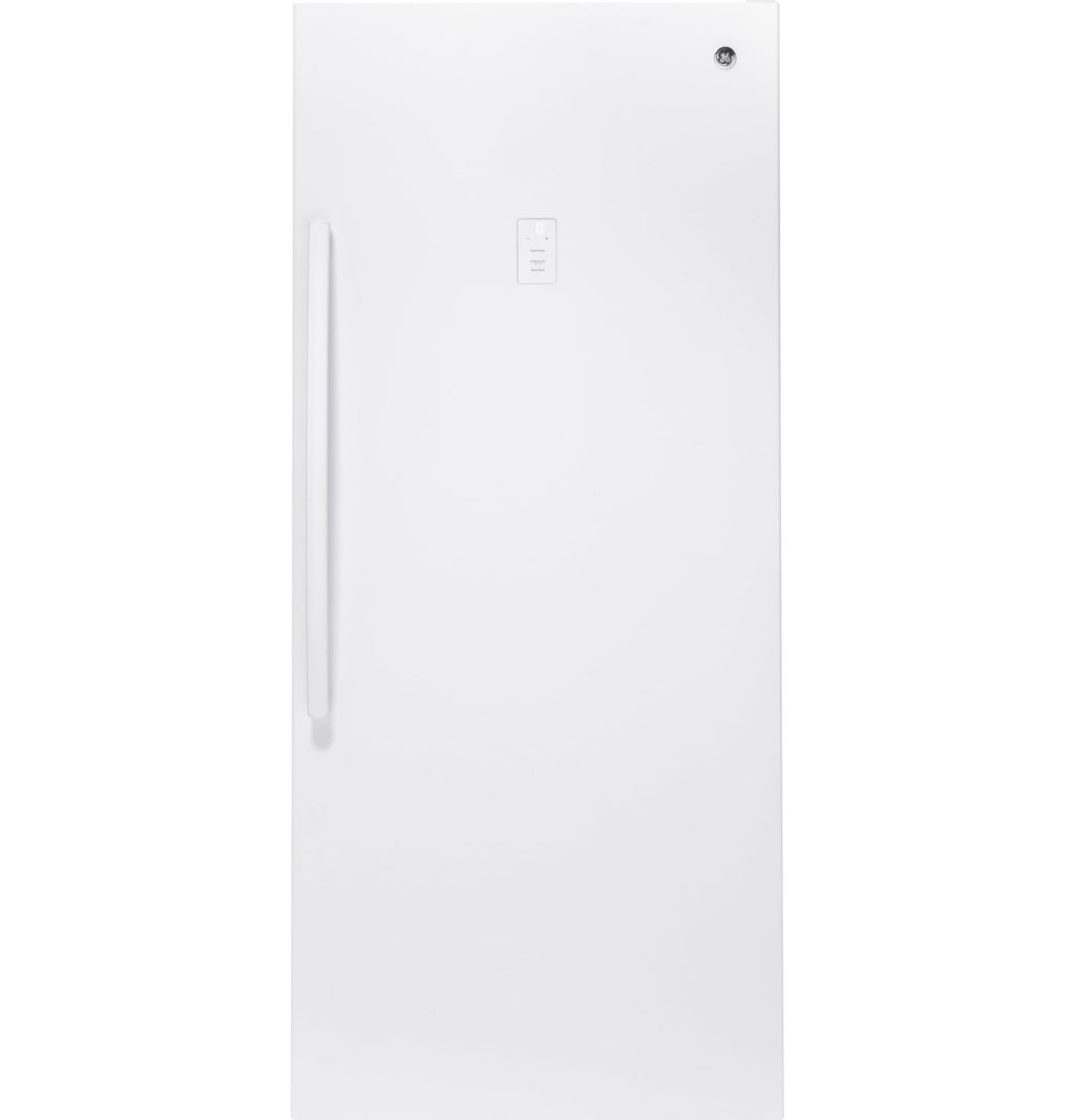 GE 33" Upright Freezer White - FUF21DLRWW