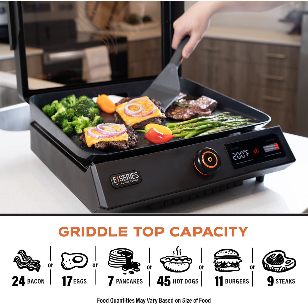 Blackstone E-Series 17" Electric Tabletop Griddle with Hood