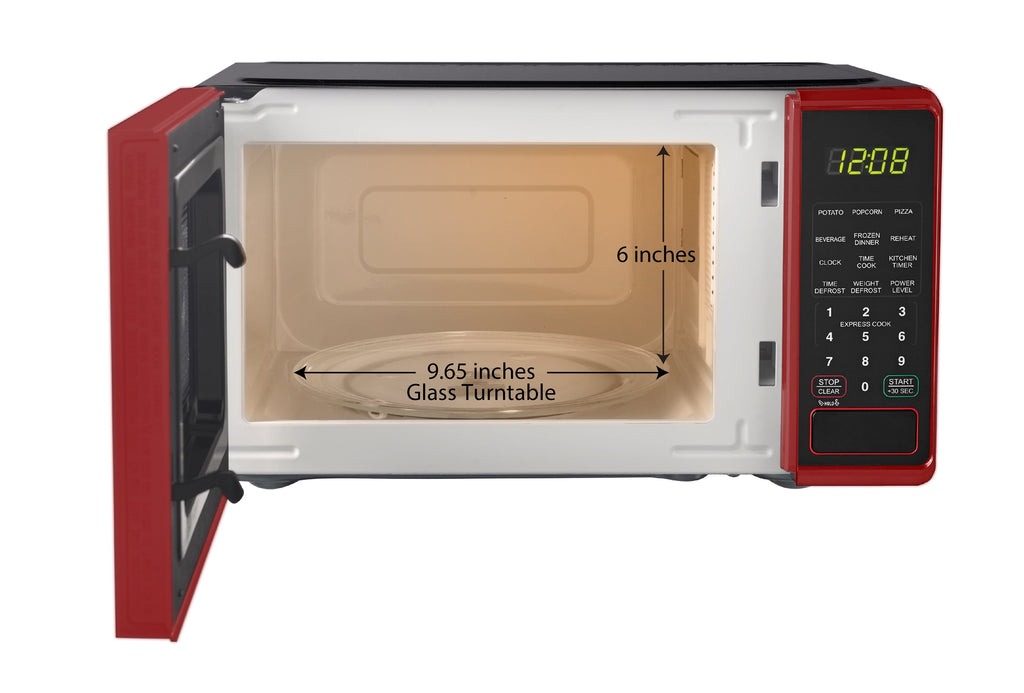 Mainstays 0.7 cu. ft. Countertop Microwave Oven, 700 Watts, White, New