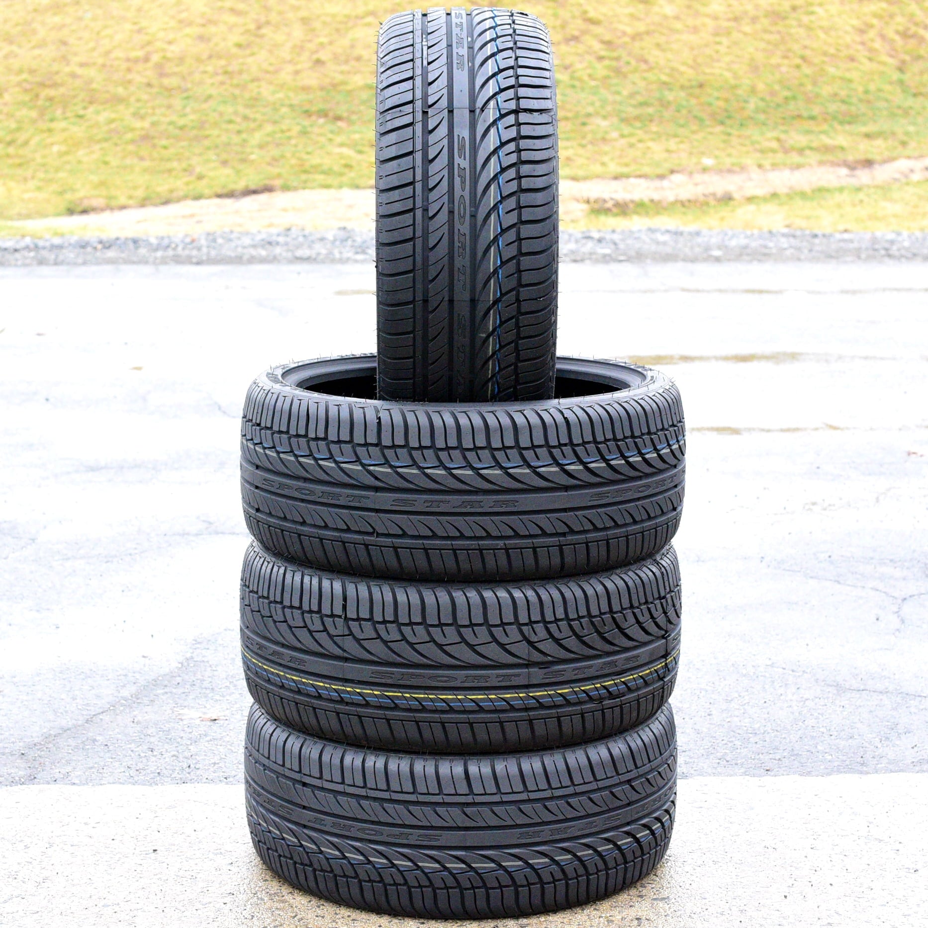 Set of 4 (FOUR) Fullway HP108 235/40R18 ZR 95W XL A/S All Season Performance Tires Fits: 2012-18 Ford Focus Titanium, 2017-23 Honda Civic Sport Touring