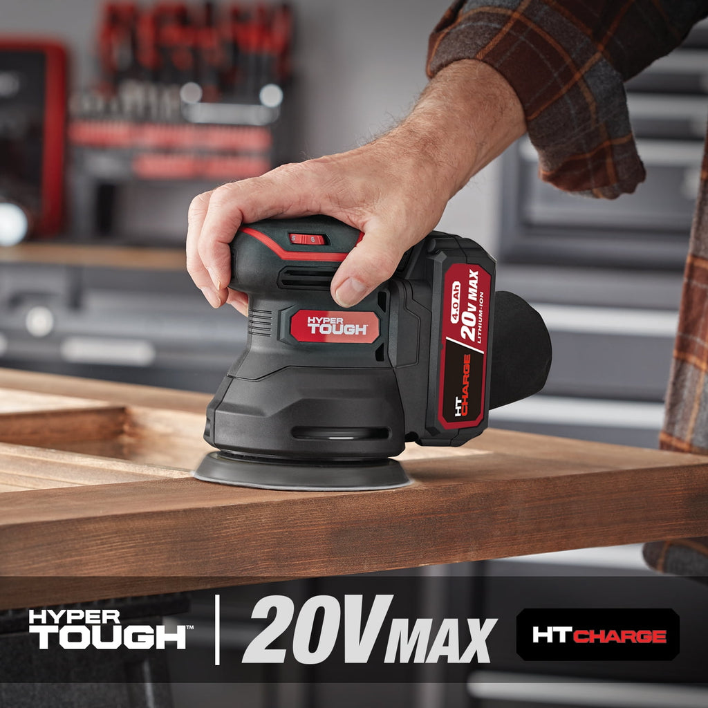 Hyper Tough 20V Max 4.0Ah Lithium-Ion Battery Pack, 8711.1, Provide Longer Runtime