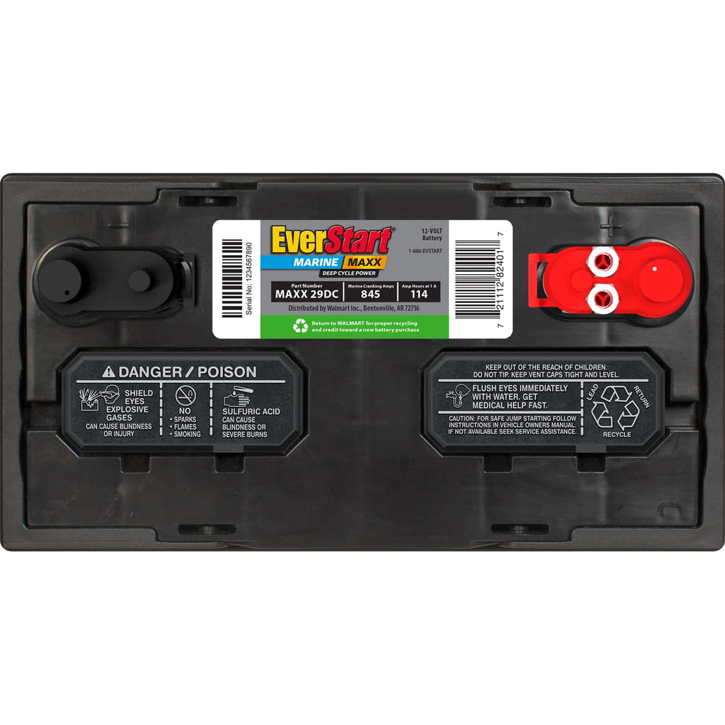 EverStart Maxx Marine Battery, Group Size 29DC 12 Volt, 845 CCA