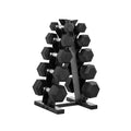 CAP Barbell 150 Lb. Rubber Hex Dumbbell Weight Set
