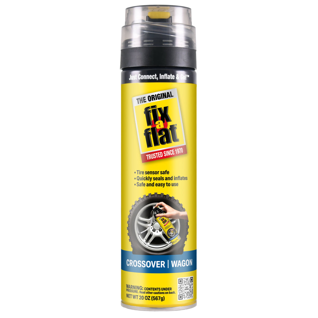 Fix-A-Flat Aerosol Emergency Flat Tire Repair and Inflator, for X-Large Tires, Eco-Friendly Formula, Universal Fit for All Cars, Trucks and SUVs, 24 oz. (Pack of 1)- S60369
