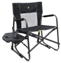 GCI Outdoor Freestyle Rocker XL Heavy Duty Folding Rocking Camping Chair, Pewter