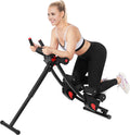 GIKPAL  Ab Machine, Ab Workout Equipment for Home Gym Foldable Core & Abdominal Trainer Women Exercise Fitness Equipment with LCD Display