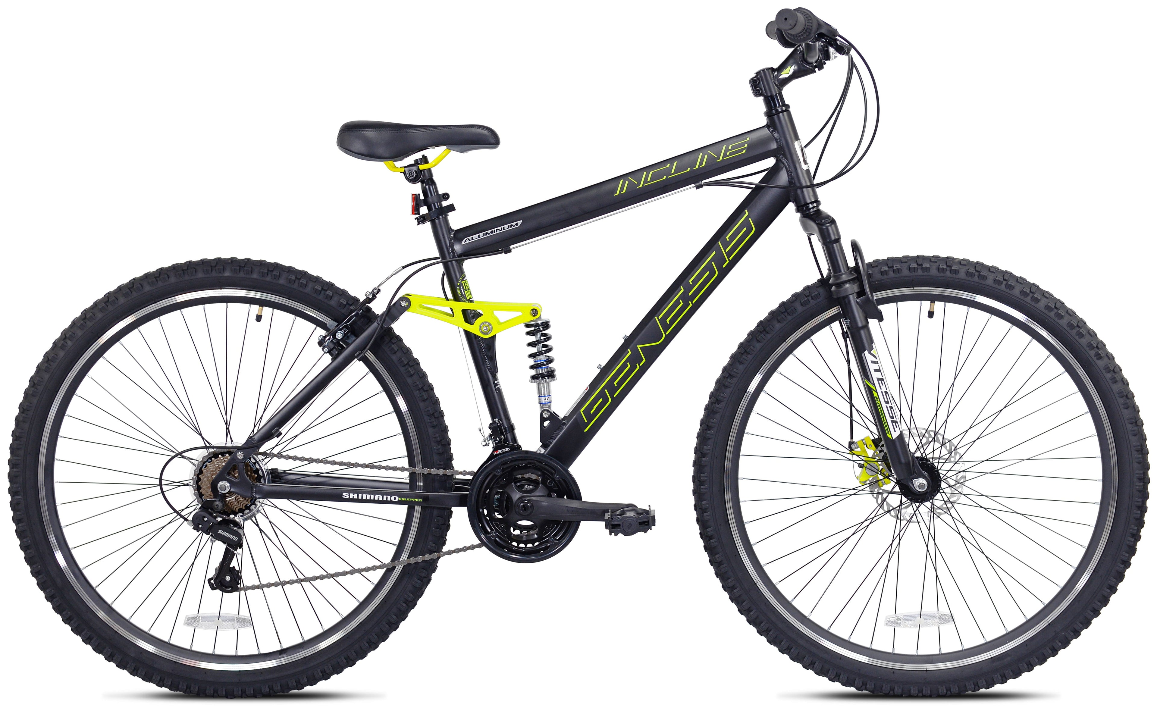 Genesis 29" Incline Men's Mountain Bike, Black/Yellow