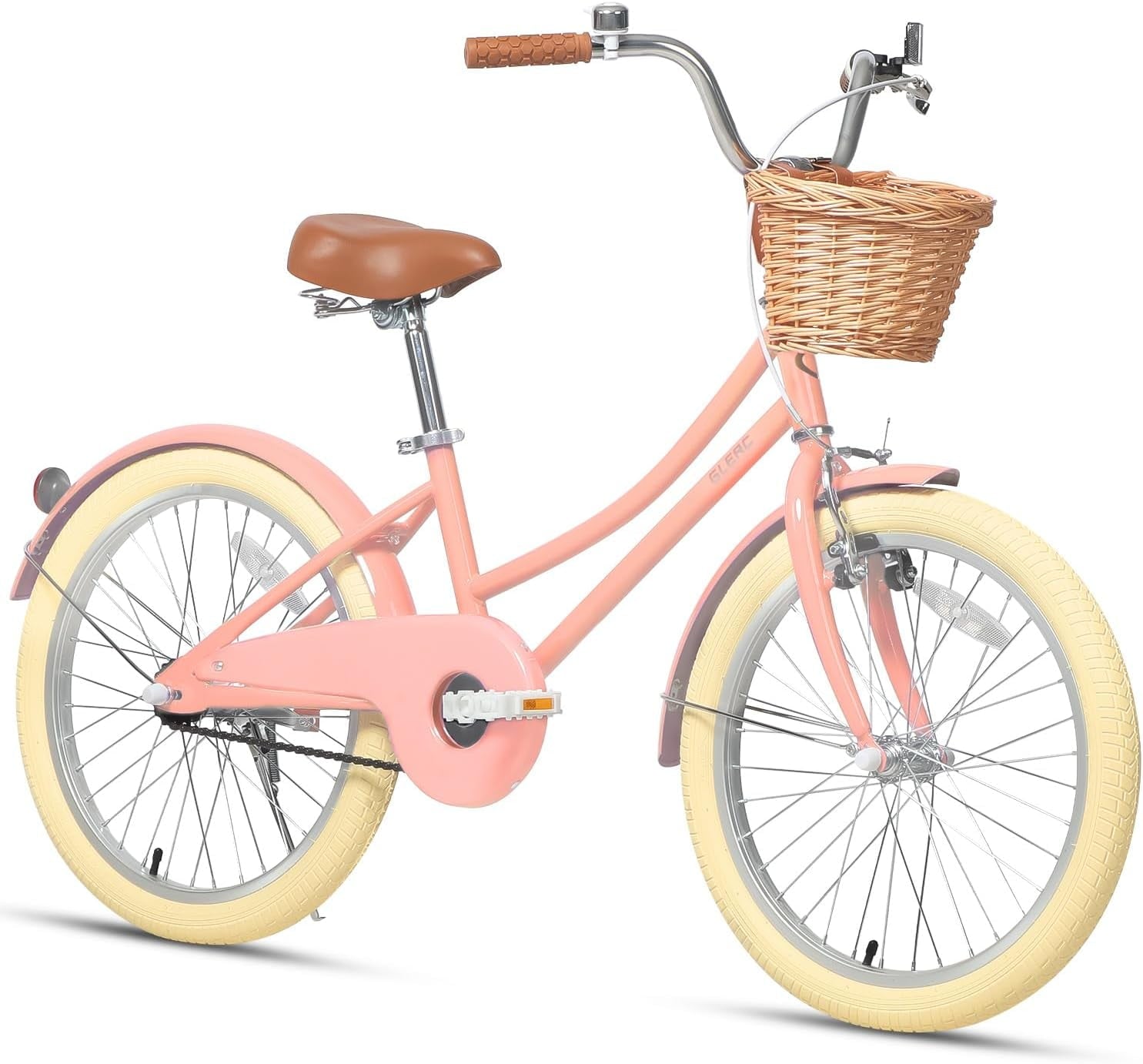 Glerc Little Molly 14 inch Kids Girls Bike for 3-5 Years Old Little Child,Yellow