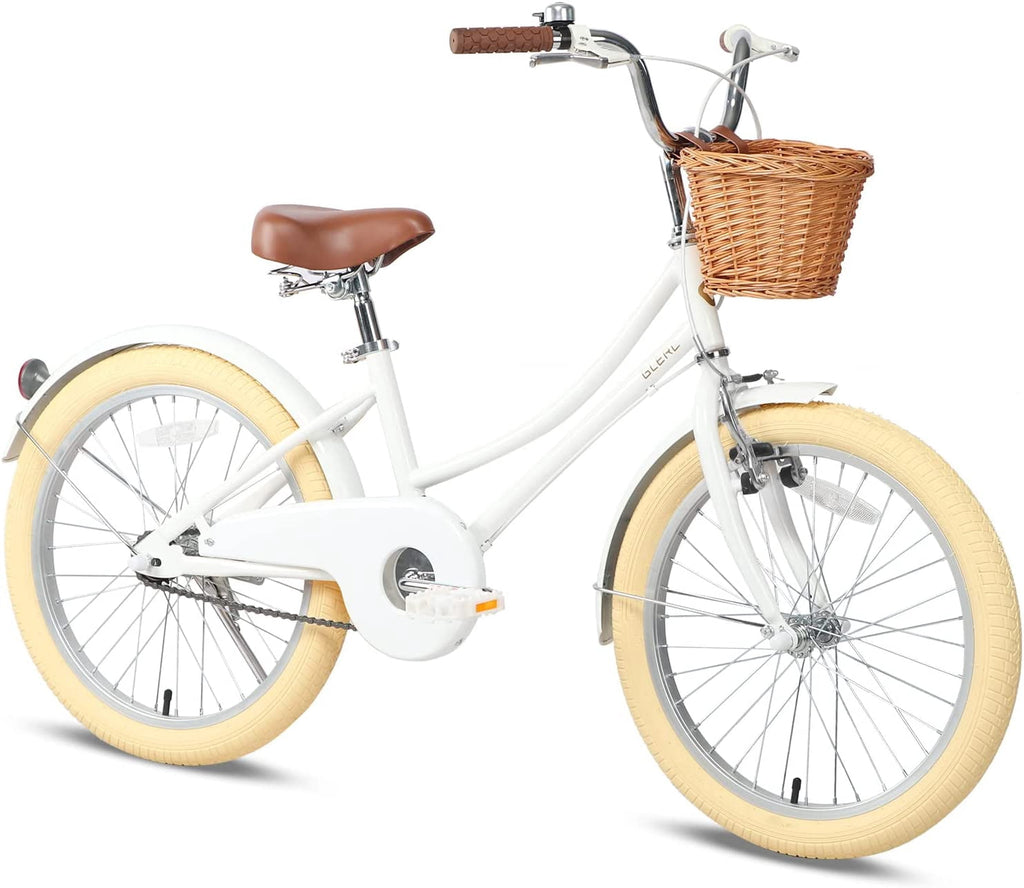 Glerc Little Molly 14 inch Kids Girls Bike for 3-5 Years Old Little Child,Yellow