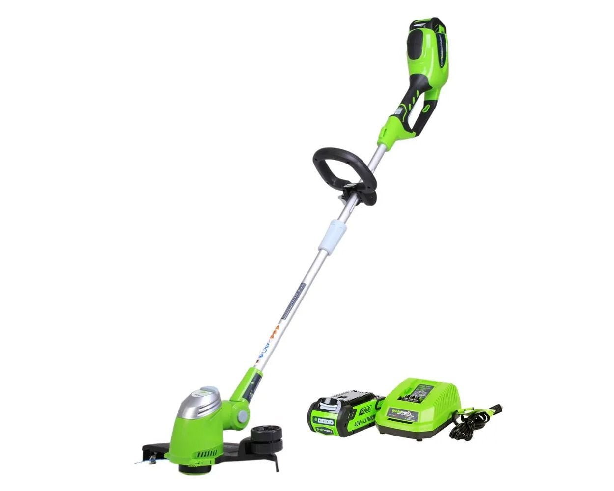 Greenworks 40V 13" Cordless String Trimmer/Edger with 2.0 Ah Battery & Charger 21302