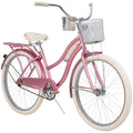 Huffy 26" Nel Lusso Classic Cruiser Bike with Perfect Fit Frame, Women's, Ages 13" Years, Light Blue
