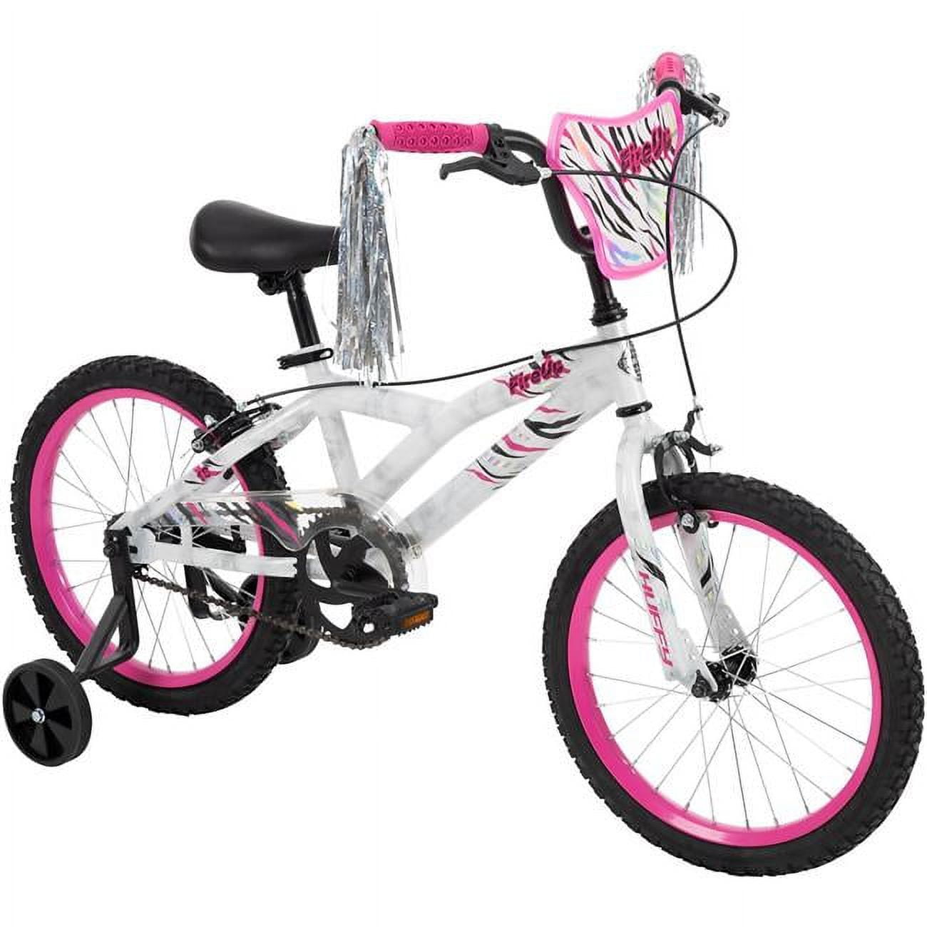 Huffy 29930 18 in. Fire Up Girls Bike, White - One Size