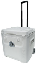 Igloo 52 QT 5-Day Marine Ice Chest Cooler with Wheels, White