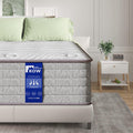 KOW Hybrid Mattress 12" Full Size Gel Memory Foam Pocket Spring Mattress in a Box Medium Firm Adult