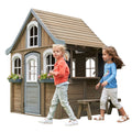 KidKraft Forestview II Wooden Outdoor Playhouse with Kitchen