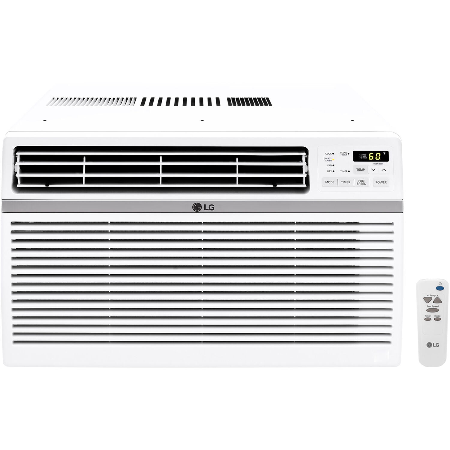 LG 6,000 BTU 115 V High Efficiency Window AC, Cools 250 Sq.ft.