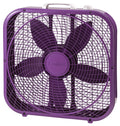 Lasko 20" Cool Colors 3-Speed Box Fan with Weather-Resistant Motor, Blue, 22.5" High, B20310, New