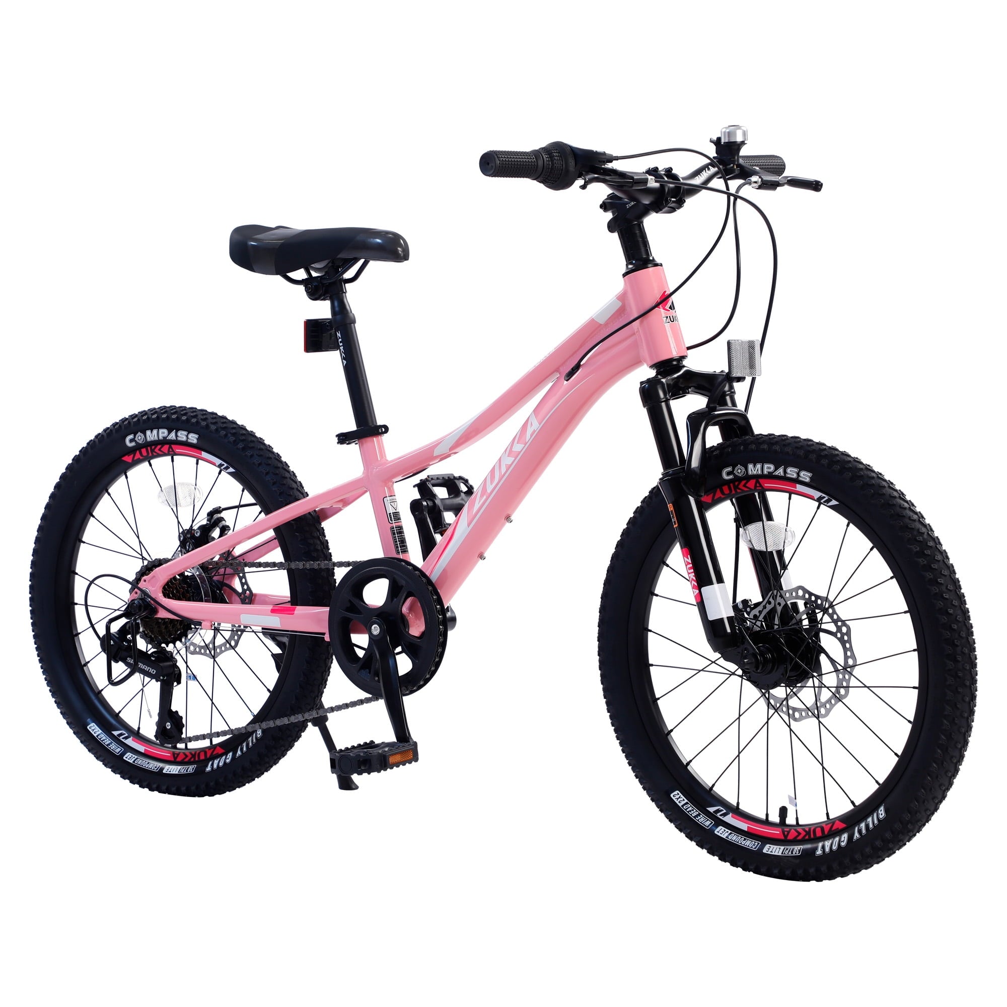Meghna 20” Mountain Bike 7 Speed Green MTB Bicycle for Kids Boy 5-9 Years