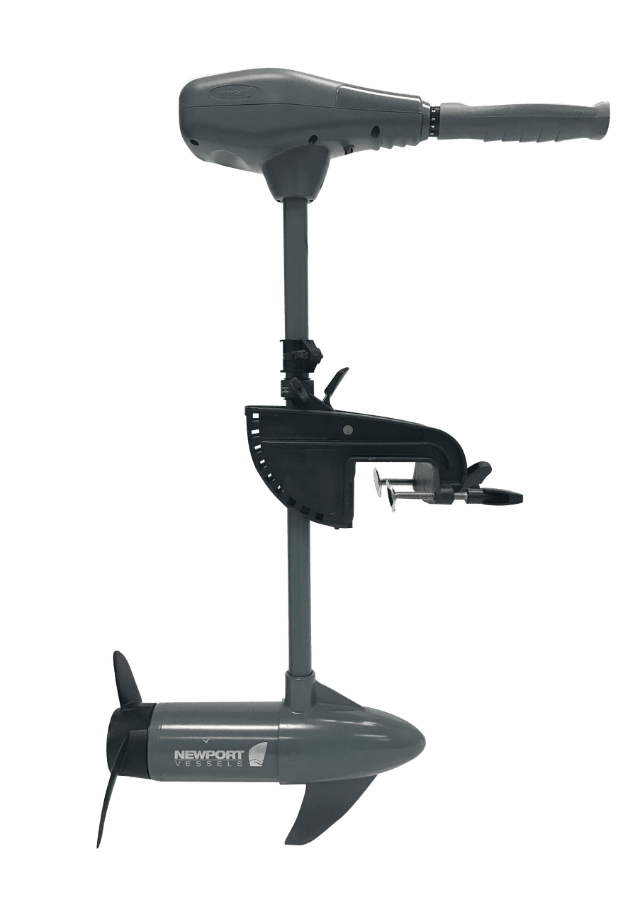 Newport Vessels Kayak Series 36 Lb. Thrust Saltwater Transom Mounted Electric Kayak Trolling Motor with 24 In. Shaft