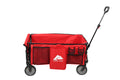 Ozark Trail Camping Utility Wagon with Tailgate & Extension Handle, Red