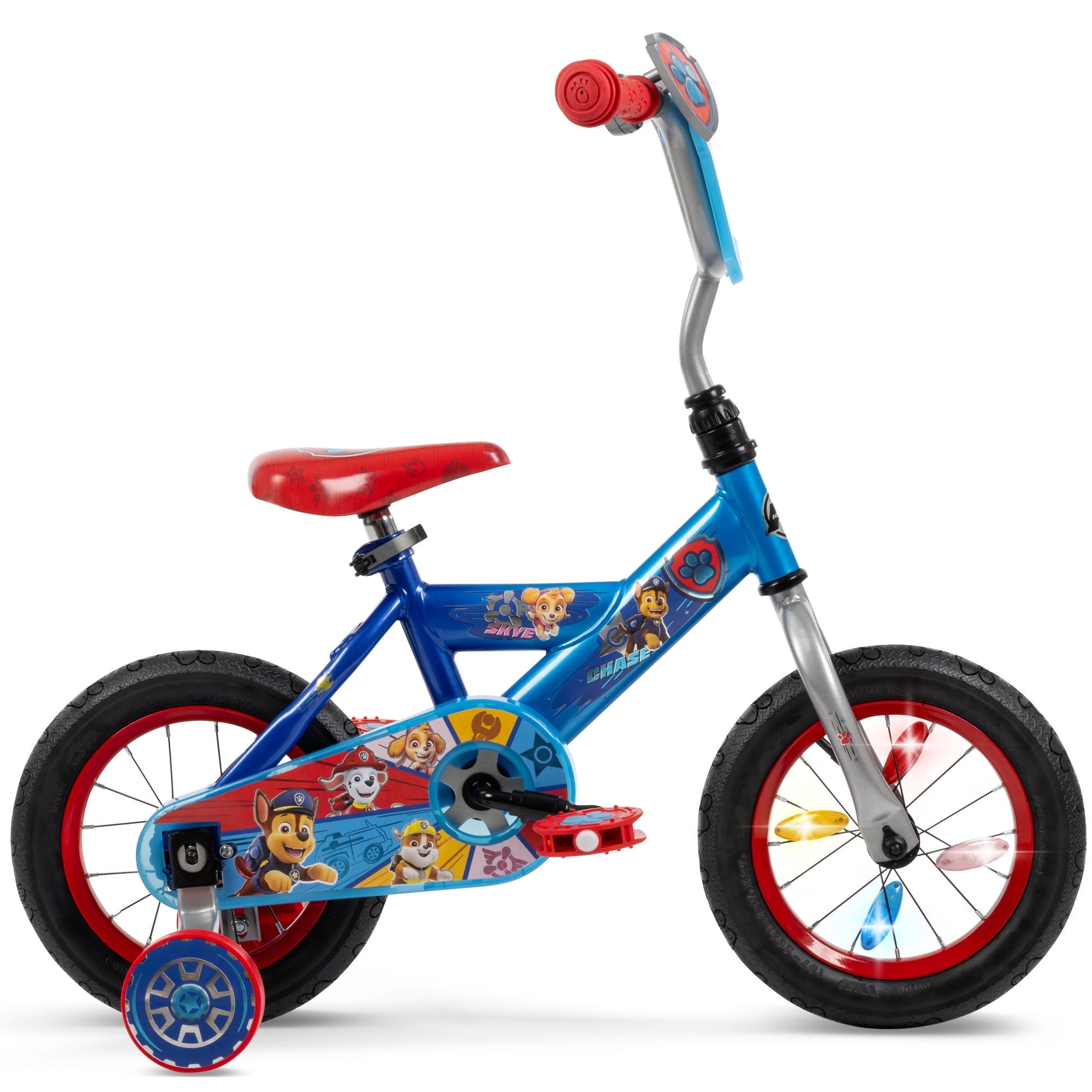 Paw Patrol 12-inch Boys' Training Wheel Bike,  Ages 3+ Years, Blue, from Huffy