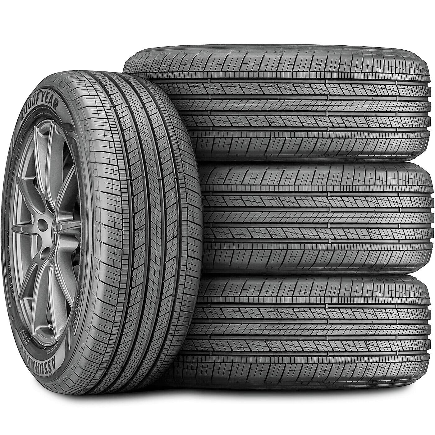 Set of 4 (FOUR) Tires Goodyear Assurance Finesse 225/65R17 102H AS A/S All Season Fits: 2018-23 Chevrolet Equinox LT, 2015-17 Subaru Outback 3.6R Touring
