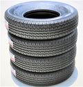 Set of 4 (FOUR) Transeagle ST Radial II ST225/75R15 Load E (10 Ply) Trailer Tires