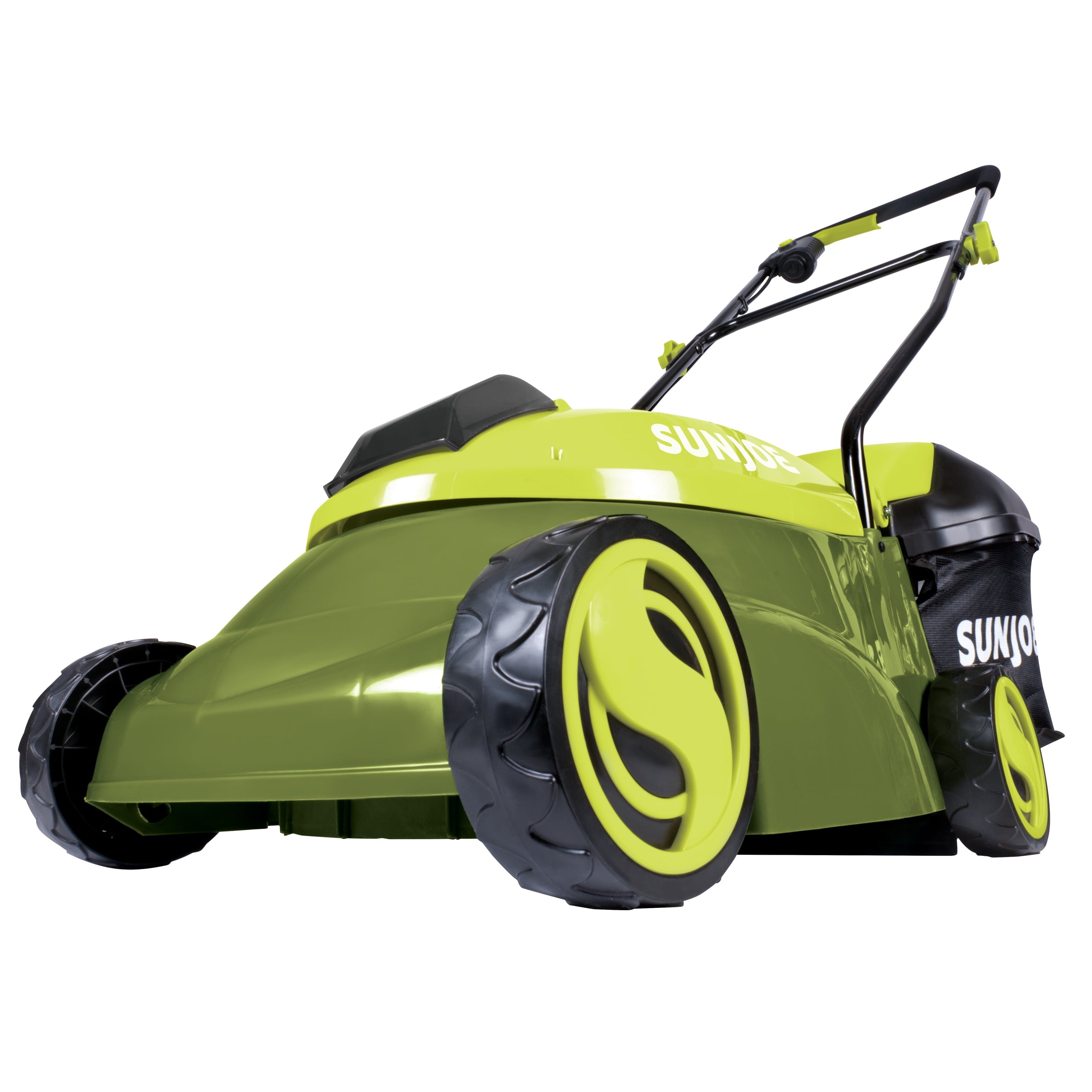 Sun Joe 28V Cordless 14" Brushless Push Lawn Mower, 3-Position, 4.0-Ah