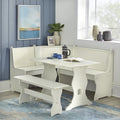 TMS Corner Reversible Dining Breakfast Nook with Storage, Espresso