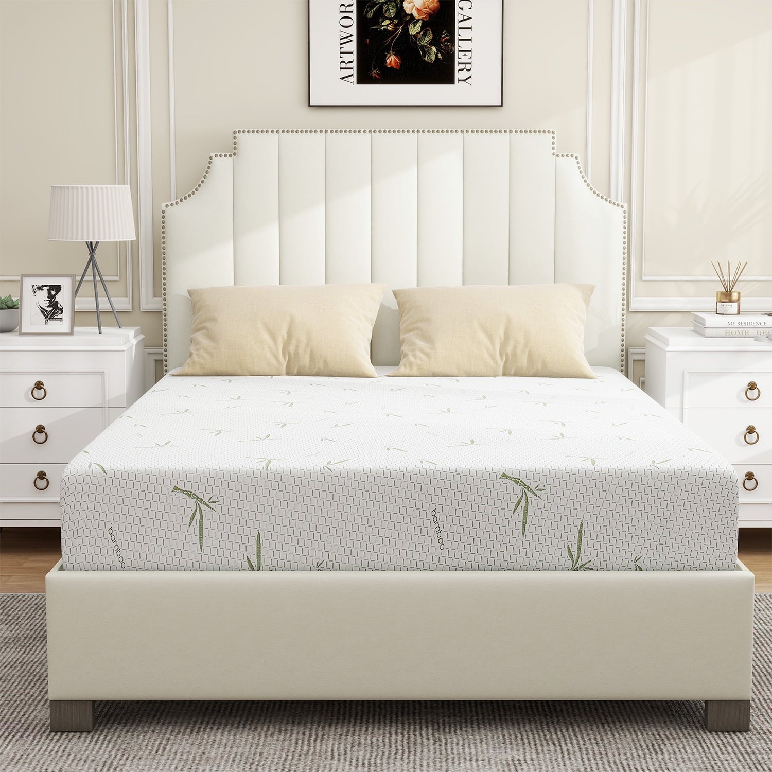 Twin Mattress, 6 inch Gel Memory Foam Mattress for Cool Sleep & Pressure Relief, Medium Firm Mattresses CertiPUR-US Certified Bed-in-a-Box