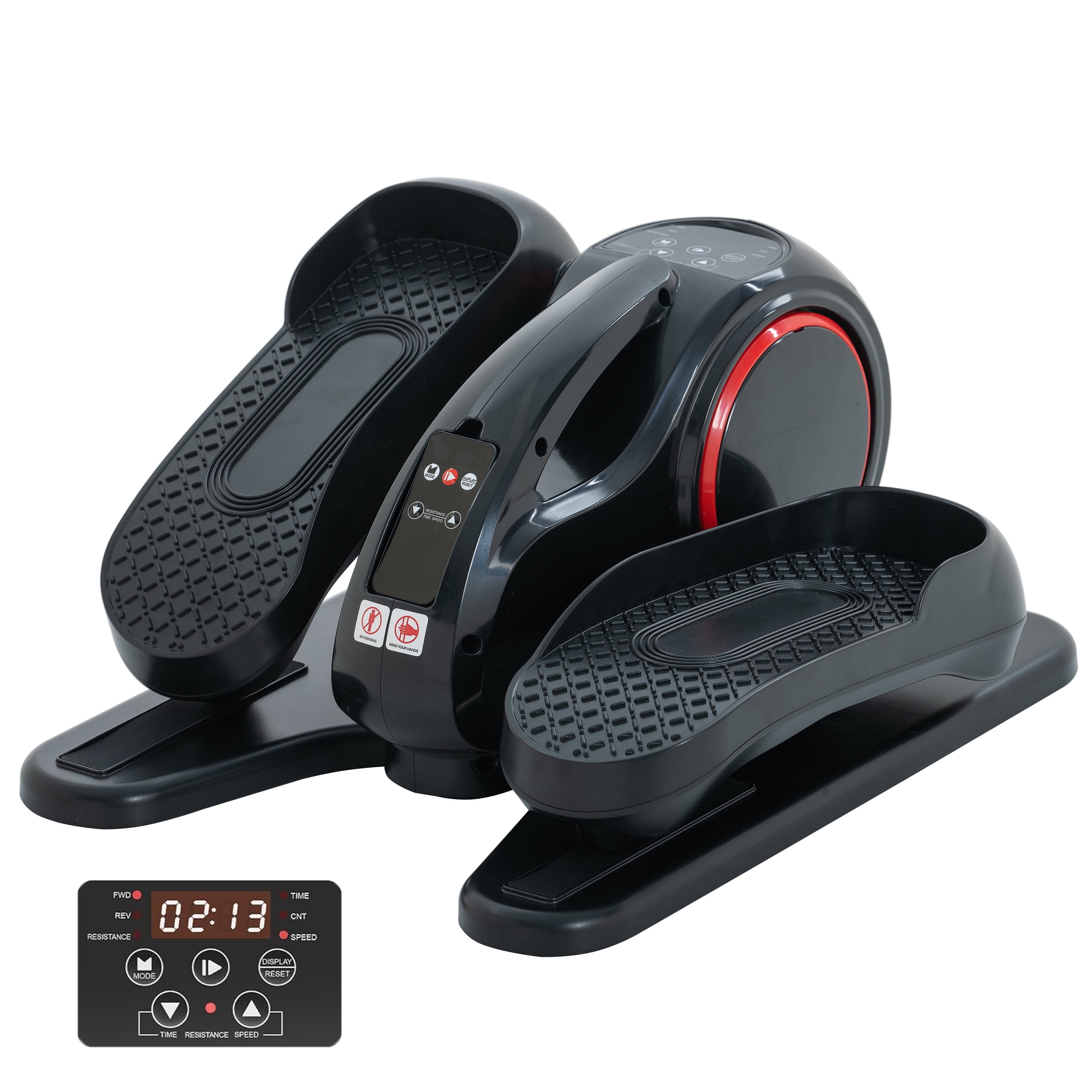 UPGO Under Desk Ellipticals Electric, Elipse Leg Exerciser for Seniors Fully Assembled, Seated Pedal Exerciser with Remote Control & Non-Slip Pedals