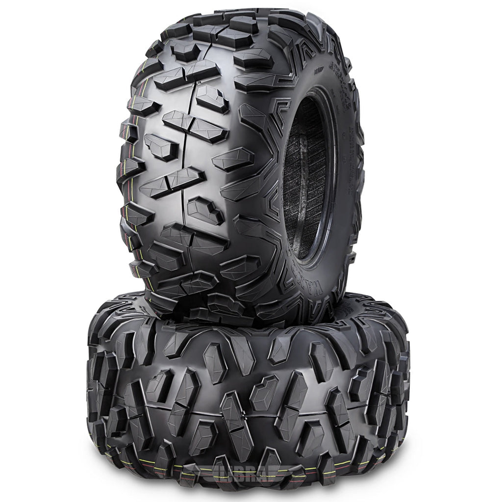 Wanda ATV/UTV Tires 25X10-12 25X10X12 6PR Bighorn Style 10376, Set 2