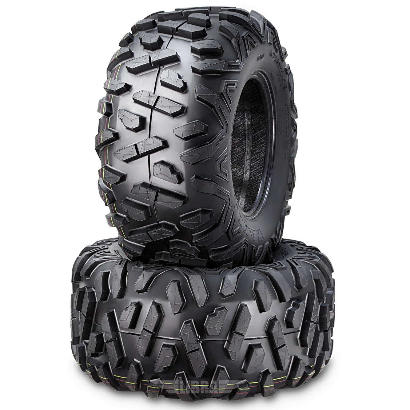 Wanda ATV/UTV Tires 25X10-12 25X10X12 6PR Bighorn Style 10376, Set 2