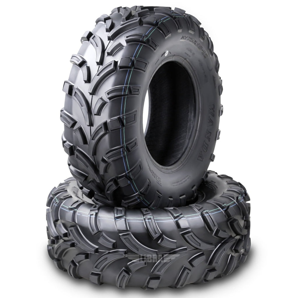 Wanda ATV/UTV Tires 25x10-12 25x10x12 /6PR P373 - 10244, Set 2