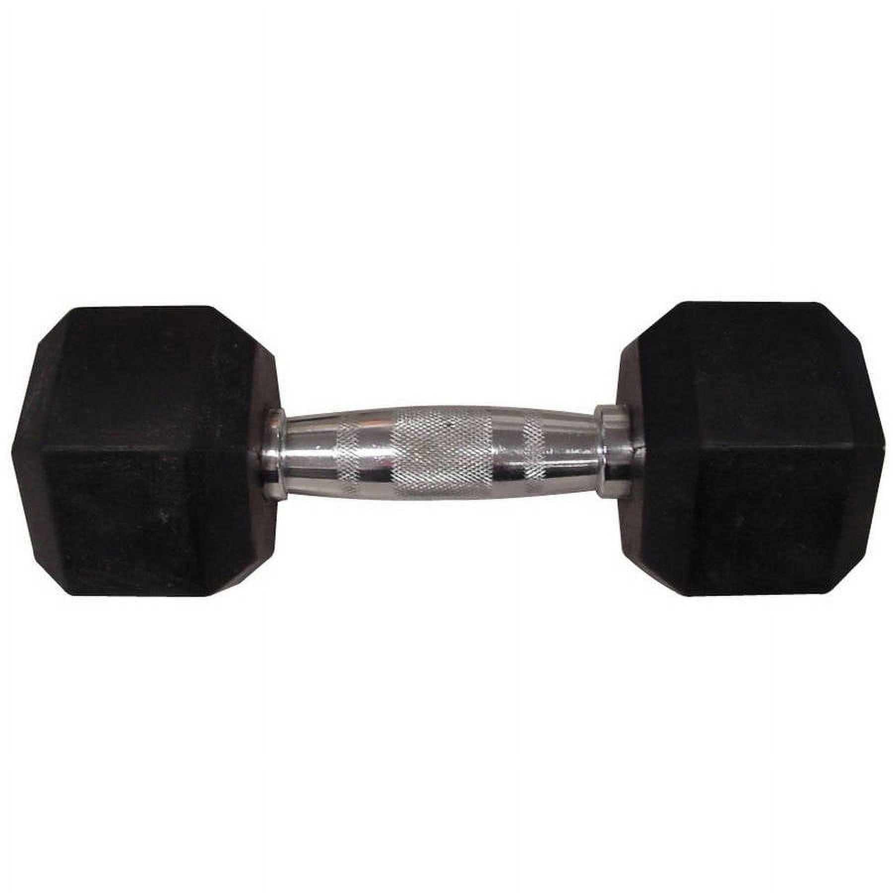 Weider, 25lb Rubber Hex Dumbbell, Single