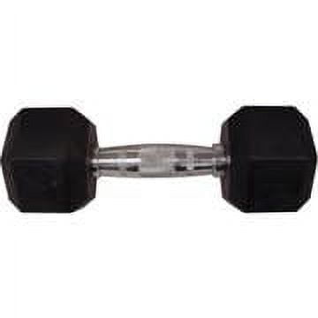 Weider, 25lb Rubber Hex Dumbbell, Single
