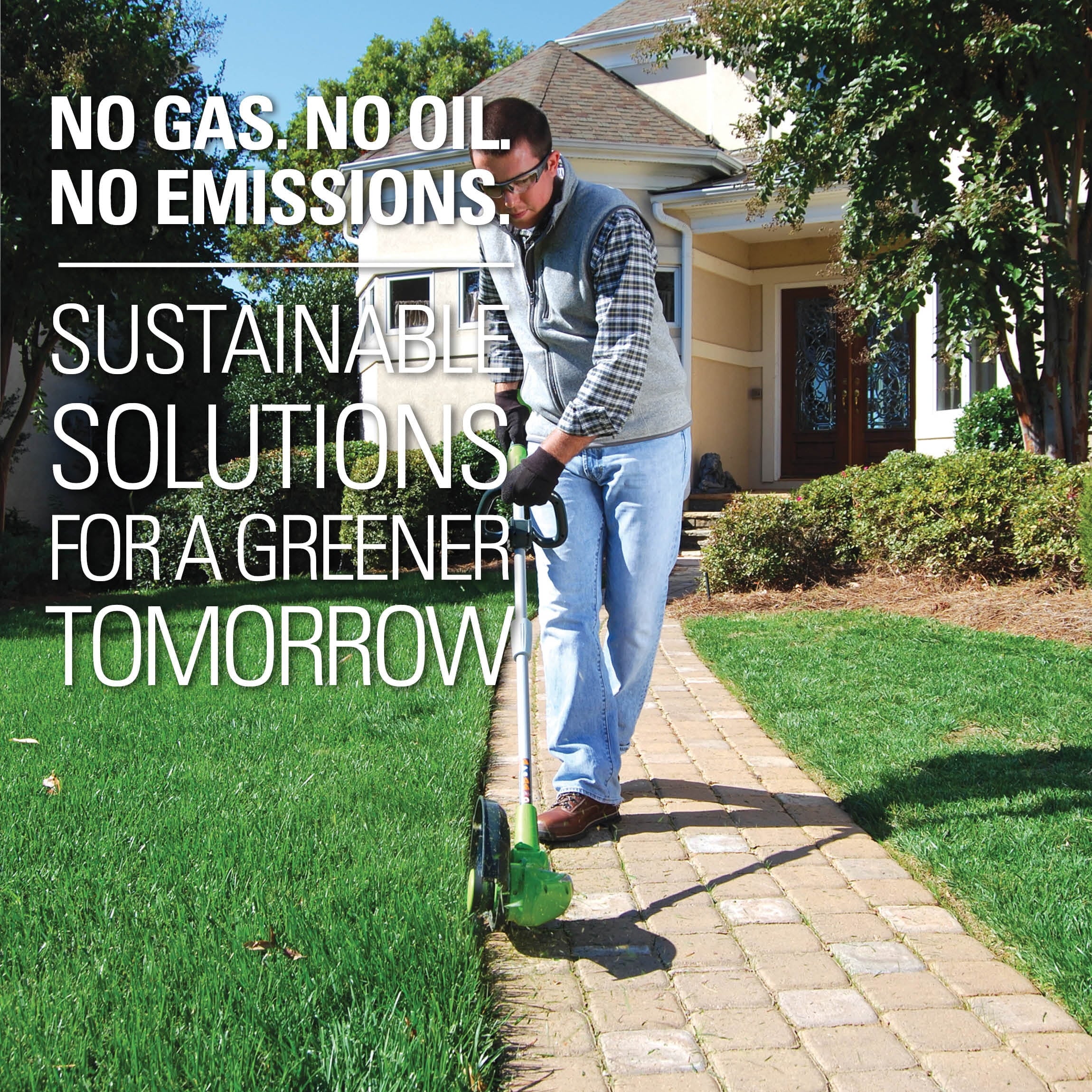 Greenworks 40V 13" Cordless String Trimmer/Edger with 2.0 Ah Battery & Charger 21302