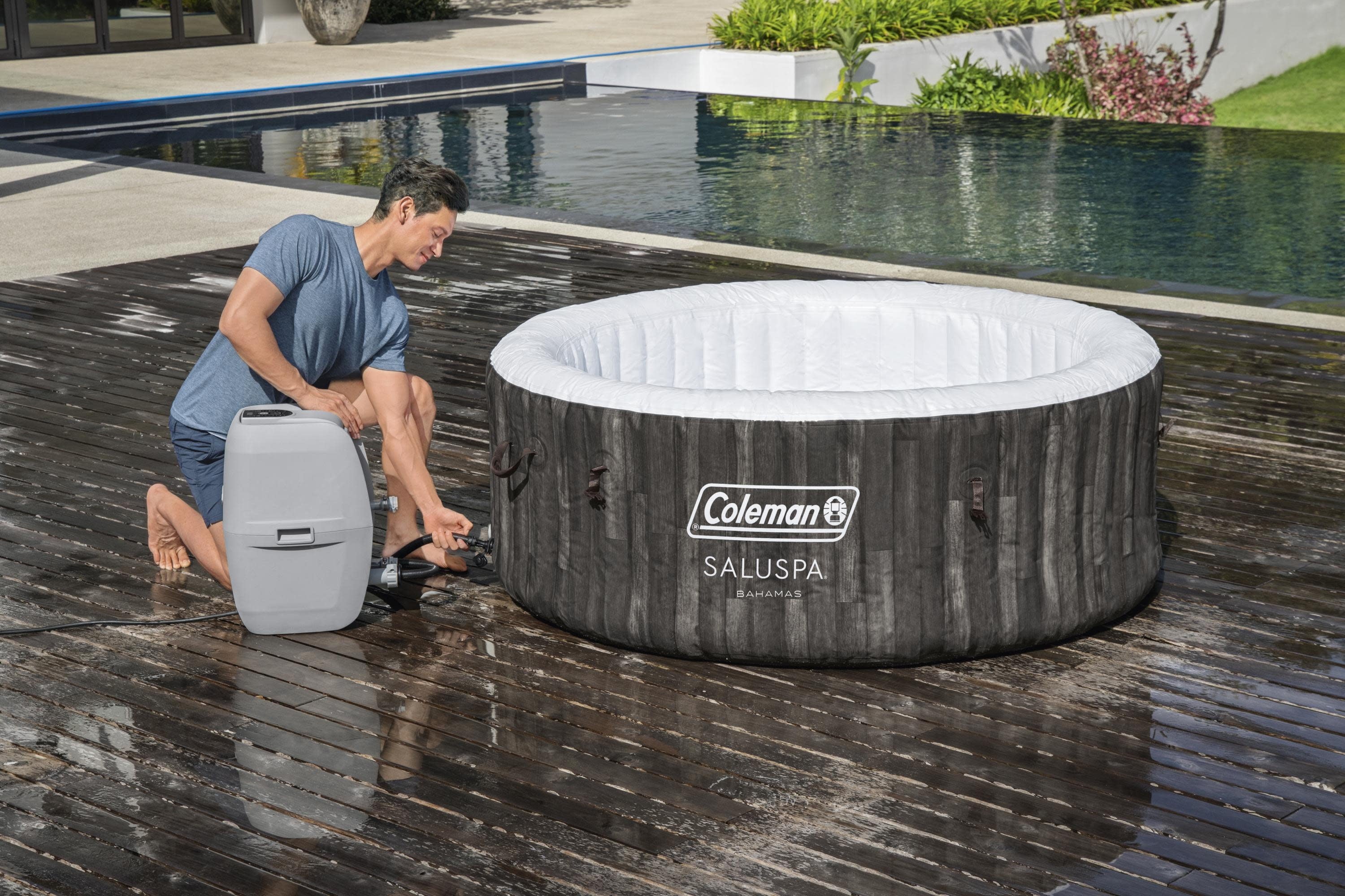 Coleman 71" x 26" Bahamas AirJet Spa Outdoor Inflatable Hot Tub
