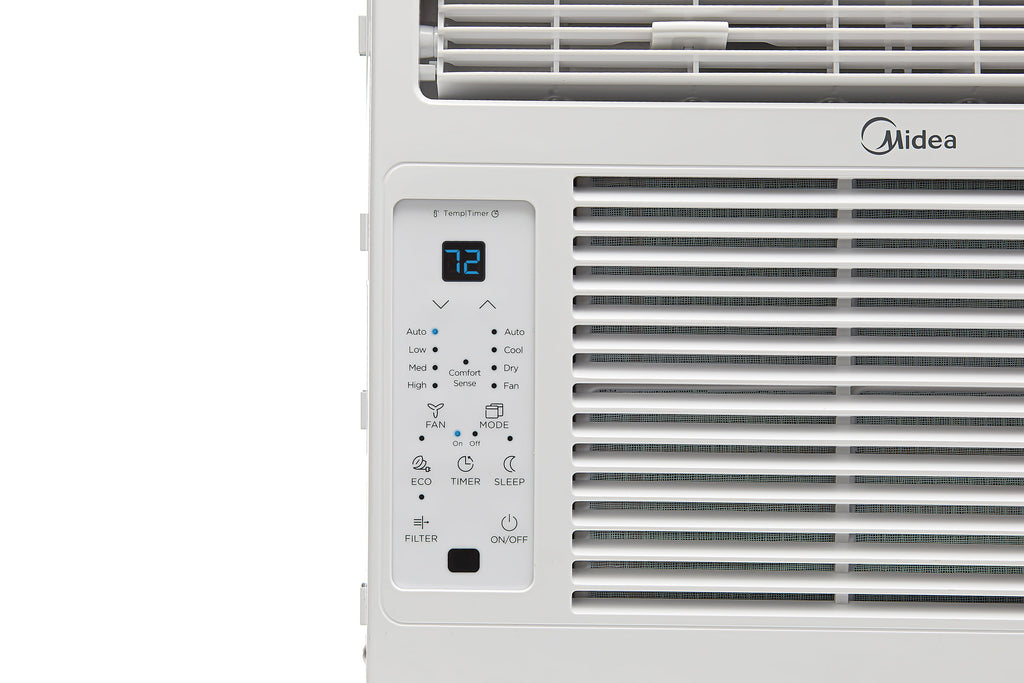 Midea 5,000 BTU 115V Window Air Conditioner with ComfortSense Remote, Black, MAW05R1WBL