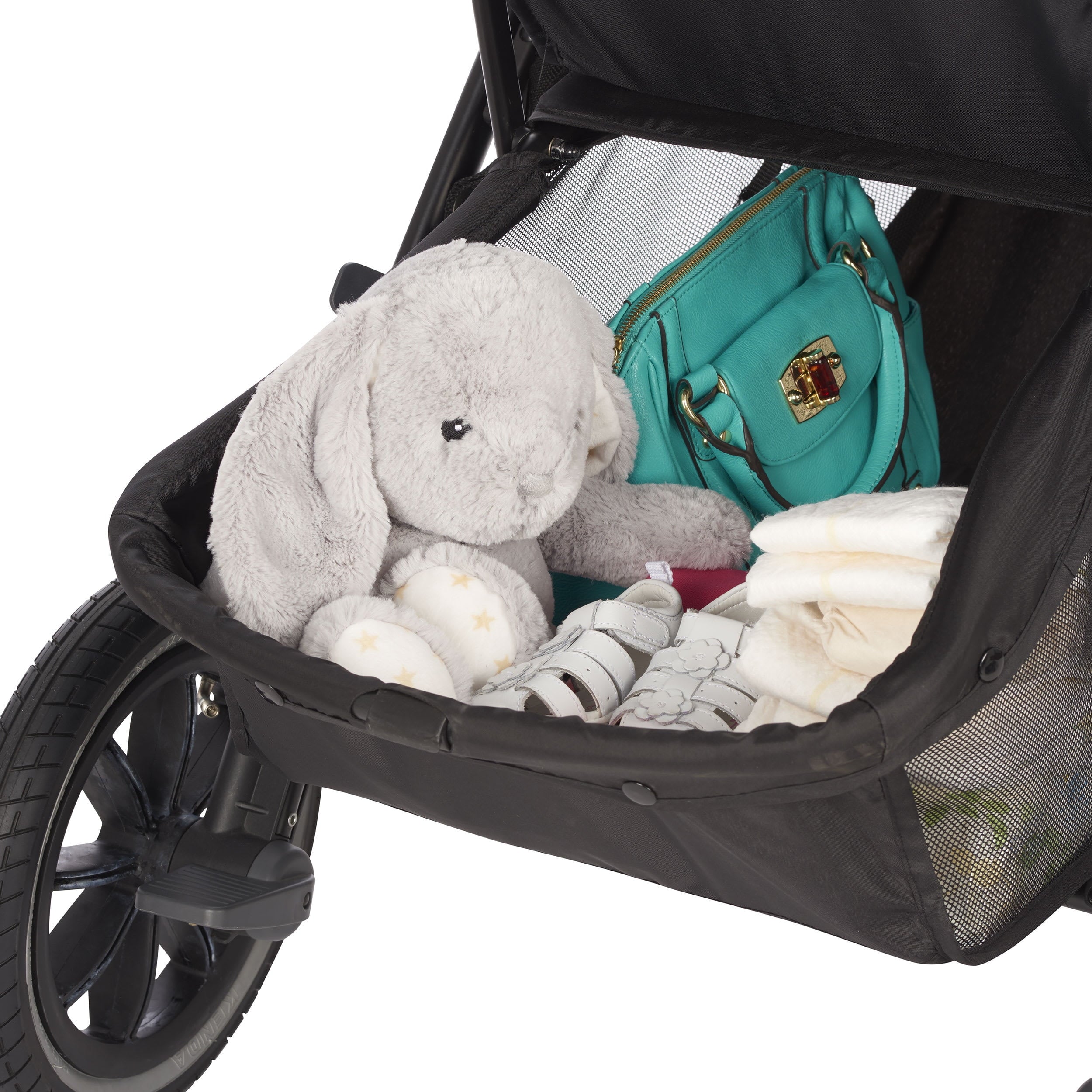 Folio3 Stroll & Jog Travel System with LiteMax Infant Car Seat (Avenue Gray)