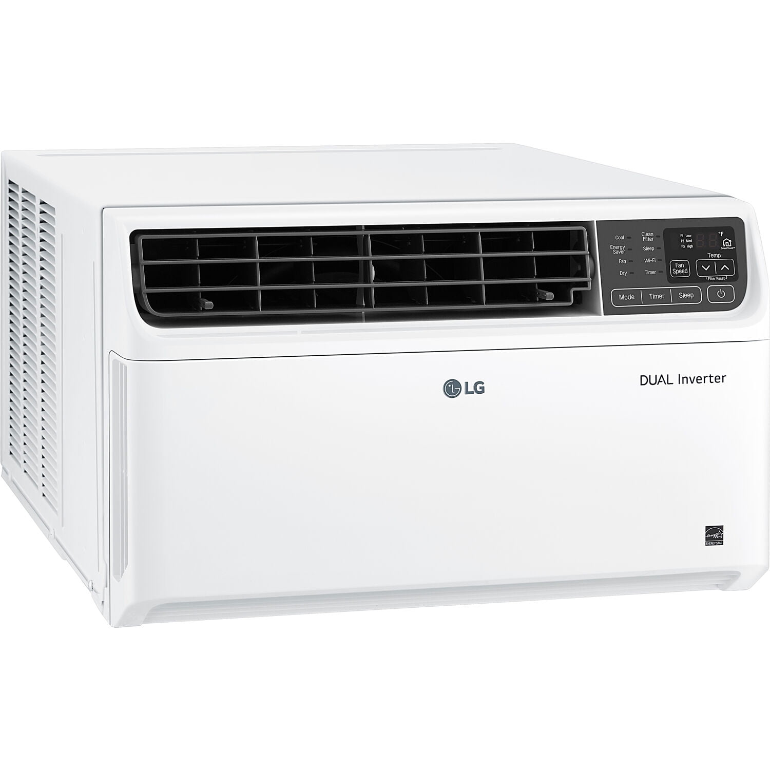 LG Energy Star 9,500 BTU 115V Dual Inverter Window Air Conditioner with Wi-Fi Control