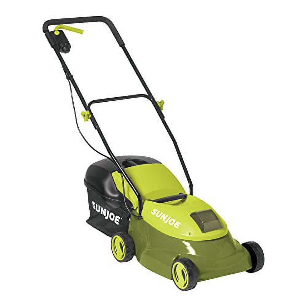 Sun Joe 28V Cordless 14" Brushless Push Lawn Mower, 3-Position, 4.0-Ah