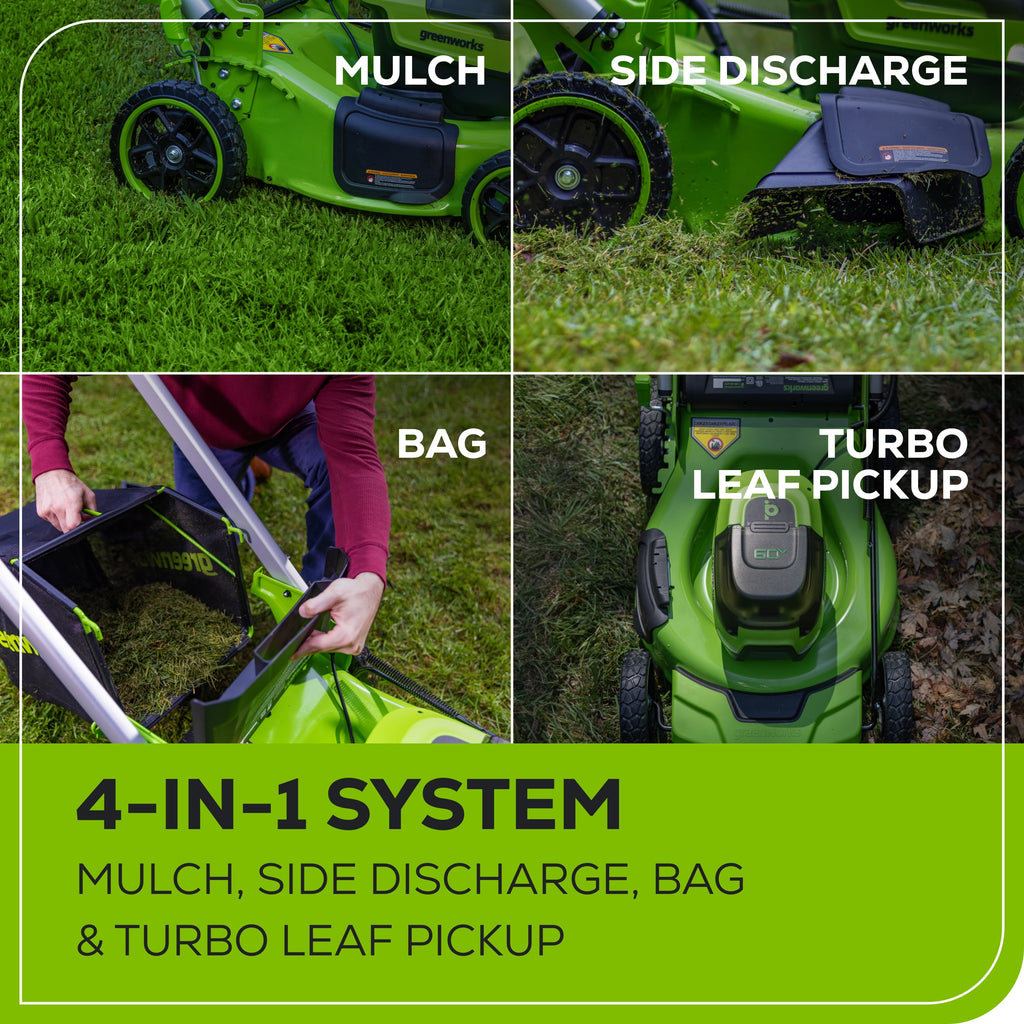 Greenworks 60V 21" Push Lawn Mower with 5.0 Ah Battery & Charger 2546502